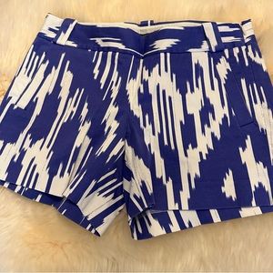 JCREW FACTORY ASTEZ  DESIGN SHORTS SZ 4 NWOT